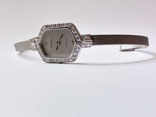 Damen tissot saphir - damen, weißgold