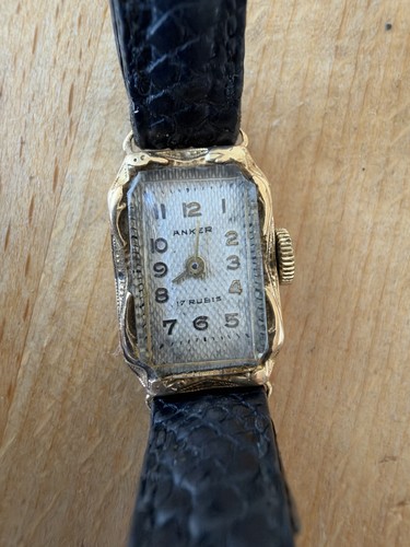 Anker vintage armbanduhr 18k - vintage,